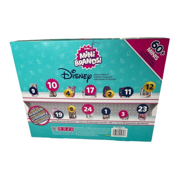 Mini Brands Disney ZURU New Advent Calendar 24 Pack 4 Exclusive Mystery Minis - Picture 2 of 4